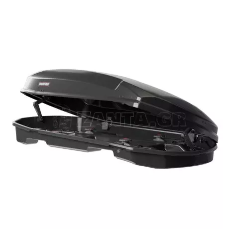 MENABO ΜΠΑΓΚΑΖΙΕΡΑ ΟΡΟΦΗΣ SATELLITE 600 DUO BLACK MΕ ΔΙΠΛΟ ΑΝΟΙΓΜΑ ΣΕ ΜΑΥΡΟ ΧΡΩΜΑ ΜΕ ΓΥΑΛΙΣΤΕΡΗ ΥΦΗ MENABO - 1 ΤΕΜ. 14280/MB 