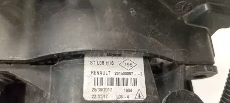 Προβολέας Ομίχλης Μπροστά από Renault - 89208691 A4535400720 261500097 240702291R 