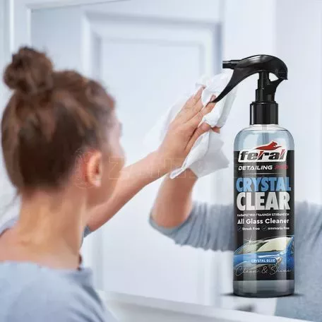Καθαριστικό Τζαμιών Crystal Blue Feral Detailing Pro 750ml 1 Τεμάχιο 
