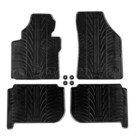 Πατάκια Αυτοκινήτου Gledring 0067 VW Touran 2003-2015 Μαύρο 4 Τεμάχια 