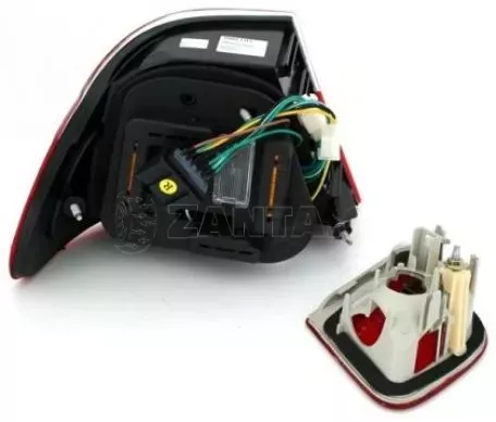 Πίσω φανάρια led για BMW E46 coupe (1998-2003) - φιμέ φλάς - σετ 2τμχ. 
