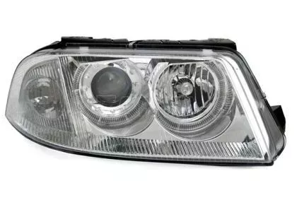 Φανάρια εμπρός angel eyes για Vw Passat B5.5 (2001-2005) - chrome , χωρίς λάμπες (Η7) - σετ 2τμχ. 