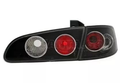 Πίσω φανάρια για Seat Ibiza 6L (2002-2008) sedan / hatchback - μαύρα - σετ 2τμχ.
