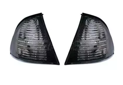 Φλας δίπλα στο φανάρι BMW E46 combi  (1998-2001) - μαύρα - σετ 2τμχ. 