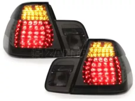 Πίσω φανάρια τύπου led για BMW E46 sedan (1998-2001) - φιμέ - σετ 2τμχ. 