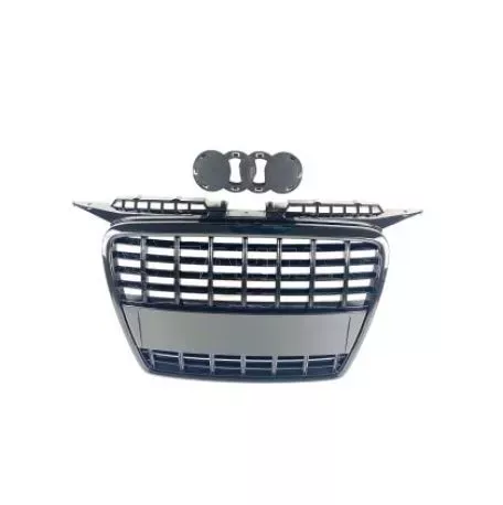 Μάσκα χωρίς σήμα για Audi A3 (2003-2008) - S3 Look μαύρη  γυαλιστερή 