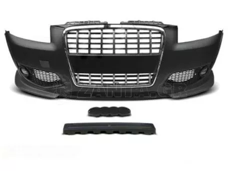 Προφυλακτήρας εμπρός tuning για Audi A3 (1996-2003) - με μάσκα χρωμίου 