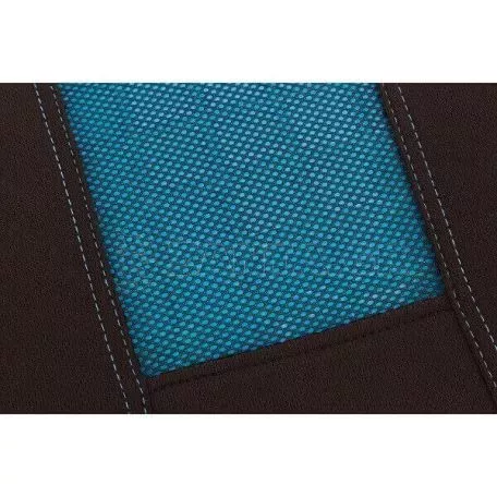 Ανατομικό / Ορθοπεδικό Μαξιλαράκι Μέσης Memory Foam & Gel RK19019 36x33cm μαύρο / μπλε 1 τεμάχιο 