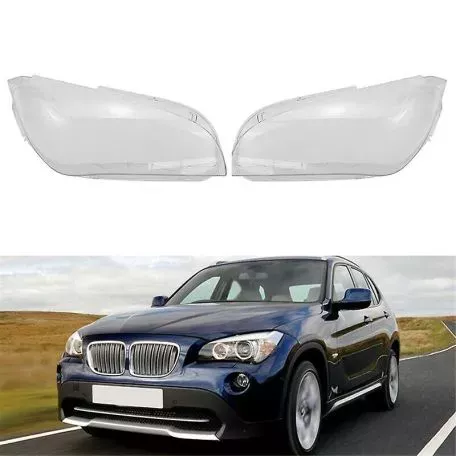 Κρύσταλλα Φαναριών Για Bmw X1 E84 09-15 Ζευγάρι 2 Τεμάχια 