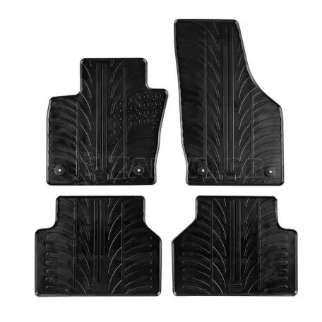 Πατάκια Αυτοκινήτου Gledring 0249 Audi Q3 2011-2018 Μαύρο 4 Τεμάχια 