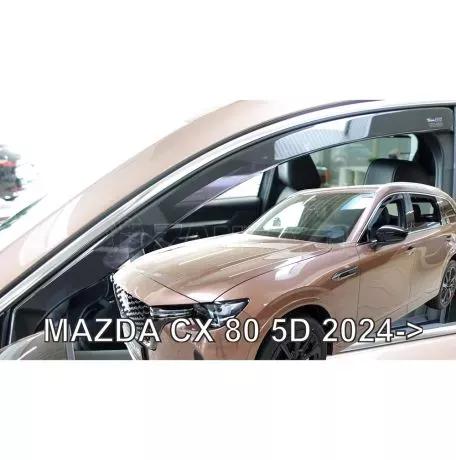 Heko ΑΝΕΜΟΘΡΑΥΣΤΕΣ ΓΙΑ MAZDA CX 80 5D 2024+ ΣΕΤ ΑΥΤΟΚΙΝΗΤΟΥ ΑΠΟ ΕΥΚΑΜΠΤΟ ΦΙΜΕ ΠΛΑΣΤΙΚΟ HEKO - 4 ΤΕΜ. ΑΝΕΜ.SET23183 