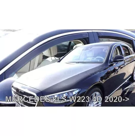 Heko ΑΝΕΜΟΘΡΑΥΣΤΕΣ ΓΙΑ MERCEDES S-KLAS W223 4D 2020+ ΣΕΤ ΑΥΤΟΚΙΝΗΤΟΥ ΑΠΟ ΕΥΚΑΜΠΤΟ ΦΙΜΕ ΠΛΑΣΤΙΚΟ HEKO - 4 ΤΕΜ. ΑΝΕΜ.SET23656 