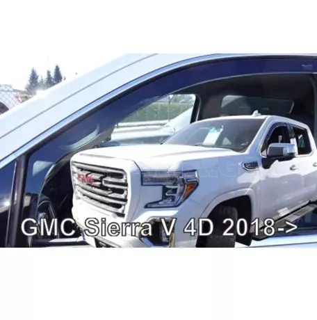 Heko ΑΝΕΜΟΘΡΑΥΣΤΕΣ ΓΙΑ GMC SIERRA V 4D 2018+ ΖΕΥΓΑΡΙ ΑΠΟ ΕΥΚΑΜΠΤΟ ΦΙΜΕ ΠΛΑΣΤΙΚΟ HEKO - 2 ΤΕΜ. ΑΝΕΜ.23908 
