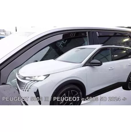 Heko ΑΝΕΜΟΘΡΑΥΣΤΕΣ ΓΙΑ PEUGEOT 5008 III 5D 2204+ / E-5008 III 5D 2024+ ΣΕΤ ΑΥΤΟΚΙΝΗΤΟΥ ΑΠΟ ΕΥΚΑΜΠΤΟ ΦΙΜΕ ΠΛΑΣΤΙΚΟ HEKO - 4 ΤΕΜ. ΑΝΕΜ.SET26171 