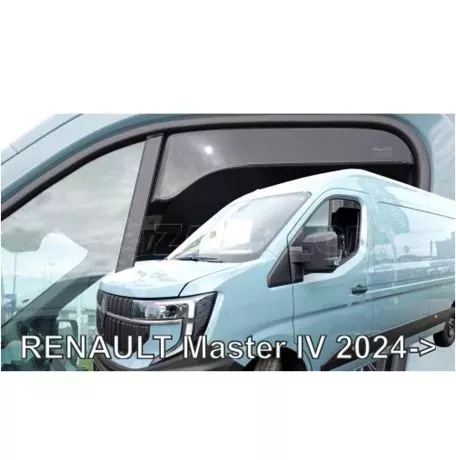 Heko ΑΝΕΜΟΘΡΑΥΣΤΕΣ ΓΙΑ RENAULT MASTER IV ΚΟΝΤΟ 2024+ ΖΕΥΓΑΡΙ ΑΠΟ ΕΥΚΑΜΠΤΟ ΦΙΜΕ ΠΛΑΣΤΙΚΟ HEKO - 2 ΤΕΜ. ΑΝΕΜ.27034/VAN 
