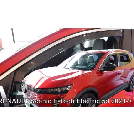 Heko ΑΝΕΜΟΘΡΑΥΣΤΕΣ ΓΙΑ RENAULT SCENIC E-TECH ΗΛΕΚΤΡΙΚΟ 5D 2024+ ΖΕΥΓΑΡΙ ΑΠΟ ΕΥΚΑΜΠΤΟ ΦΙΜΕ ΠΛΑΣΤΙΚΟ HEKO - 2 ΤΕΜ. ΑΝΕΜ.27032 