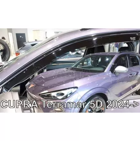 Heko ΑΝΕΜΟΘΡΑΥΣΤΕΣ ΓΙΑ CUPRA TERRAMAR 5D 2024+ ΖΕΥΓΑΡΙ ΑΠΟ ΕΥΚΑΜΠΤΟ ΦΙΜΕ ΠΛΑΣΤΙΚΟ HEKO - 2 ΤΕΜ. ΑΝΕΜ.28263 