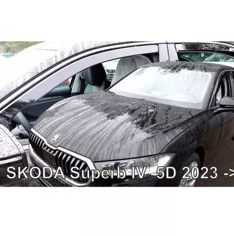 Heko ΑΝΕΜΟΘΡΑΥΣΤΕΣ ΓΙΑ SKODA SUPERB IV 5D LIFTBACK 2023+ ΣΕΤ ΑΥΤΟΚΙΝΗΤΟΥ ΑΠΟ ΕΥΚΑΜΠΤΟ ΦΙΜΕ ΠΛΑΣΤΙΚΟ HEKO - 4 ΤΕΜ. ΑΝΕΜ.SET28368 