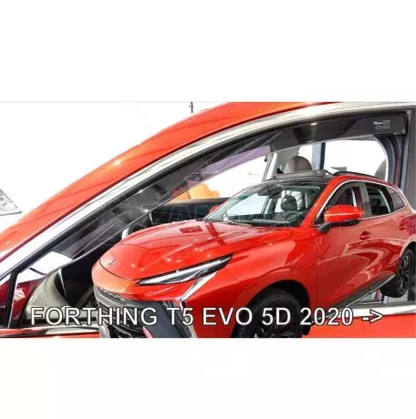 Heko ΑΝΕΜΟΘΡΑΥΣΤΕΣ ΓΙΑ FORTHING T5 EVO 5D 2020+ ΣΕΤ ΑΥΤΟΚΙΝΗΤΟΥ ΑΠΟ ΕΥΚΑΜΠΤΟ ΦΙΜΕ ΠΛΑΣΤΙΚΟ HEKO - 4 ΤΕΜ. ΑΝΕΜ.SET29109 