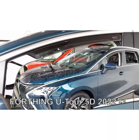 Heko ΑΝΕΜΟΘΡΑΥΣΤΕΣ ΓΙΑ FORTHING U-TOUR 5D 2022+ ΖΕΥΓΑΡΙ ΑΠΟ ΕΥΚΑΜΠΤΟ ΦΙΜΕ ΠΛΑΣΤΙΚΟ HEKO - 2 ΤΕΜ. ΑΝΕΜ.29106 