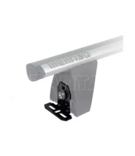DLFIX207FP KIT TYPE FP ΑΚΡΑ (ΠΟΔΙΑ) ΓΙΑ ΜΠΑΡΕΣ ΟΡΟΦΗΣ DELTA BLACK/SILVER MENABO - 1 ΣΕΤ 