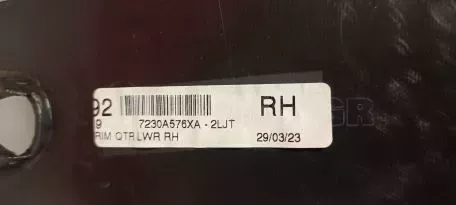 Πλαϊνό Κάλυμμα Πορτμπαγκάζ Δεξιά από Mitsubishi Space Star - 7230A576XA 7230A576ZZ 7230A546ZZ 