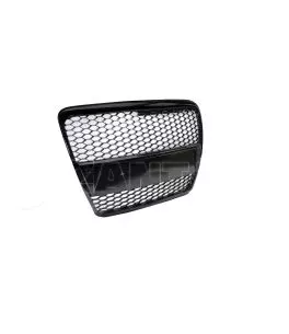 Μάσκα Για Audi A6 4F C6 04-11 RS6 Look Κυψελωτή Γυαλιστερό Μαύρο 1 Τεμάχιο 