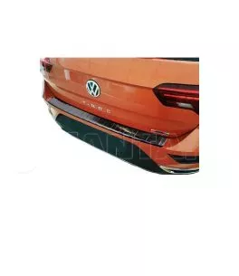 Προστατευτικό Πίσω Προφυλακτήρα Για Vw T-Roc 17+ Από Ανοξείδωτο Ατσάλι (Steel) Μαύρο 