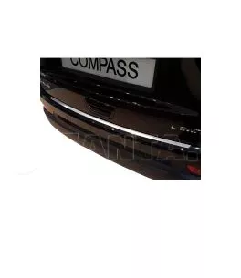 Προστατευτικό Πίσω Προφυλακτήρα Για Jeep Compass II 17+ Από Ανοξείδωτο Ατσάλι (Steel) 