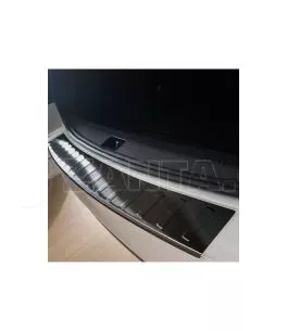 Προστατευτικό Πίσω Προφυλακτήρα Για Skoda Octavia III (3) 5E 13-20  Caravan Από Ανοξείδωτο Ατσάλι (Steel) Μαύρο 