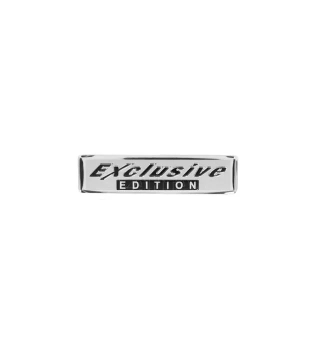 Αυτοκόλλητο Σήμα Μεταλλικό ''Εxclusive Edition'' 73mm x 16mm 1 Τεμάχιο