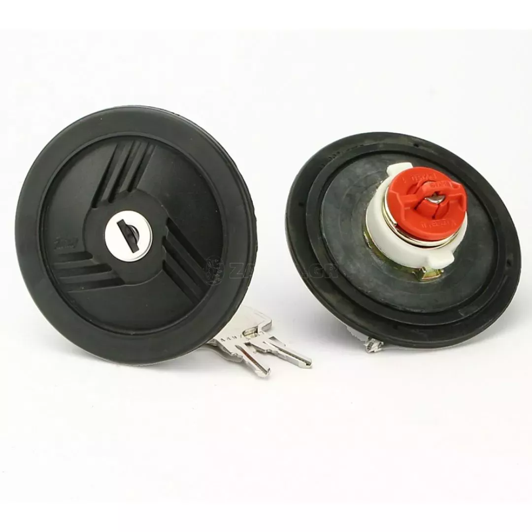 FARMA ΤΑΠΑ ΒΕΝΖΙΝΗΣ ΜΕ ΚΛΕΙΔΙ ΓΙΑ VOLVO 142-144-145-164-242-244 >1977 / 264 >1977 ΣΕ ΜΑΥΡΟ ΧΡΩΜΑ FARMA - 1 τεμ. 015505/FA