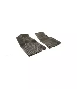 Πατάκια Σκαφάκια 3D Από Λάστιχο TPE Για Mercedes Citan 12+ / Renault Kangoo 07+ Rizline 2 Τεμάχια Μαύρα 