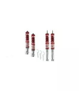 Ρυθμιζόμενη ανάρτηση για VW Golf 2 / Jetta 2 - κόκκινη - 4τμχ. 
