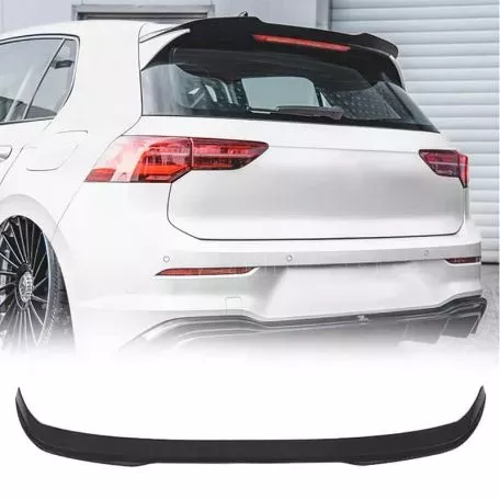 Αεροτομή Οροφής Πρόσθετο Για VW Golf VIII (8) 20+ GTI / GTE / GTD / R-Line / R Έκδοση Glossy Black Από Abs Πλαστικό 