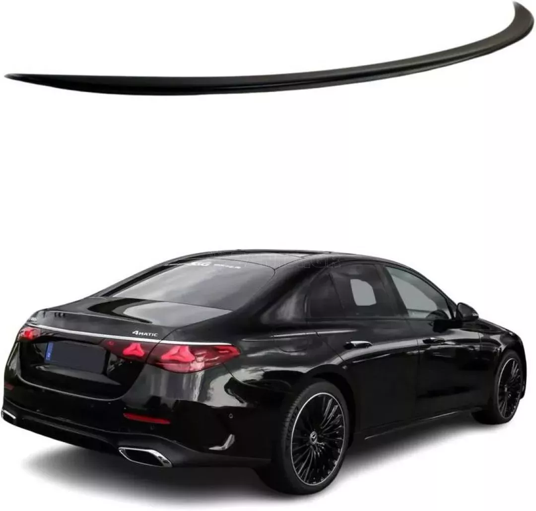 Αεροτομή Πορτ Παγκάζ Για Mercedes-Benz E-Class W214 2024+ Amg V2 Abs Πλαστικό Γυαλιστερή Μαύρη
