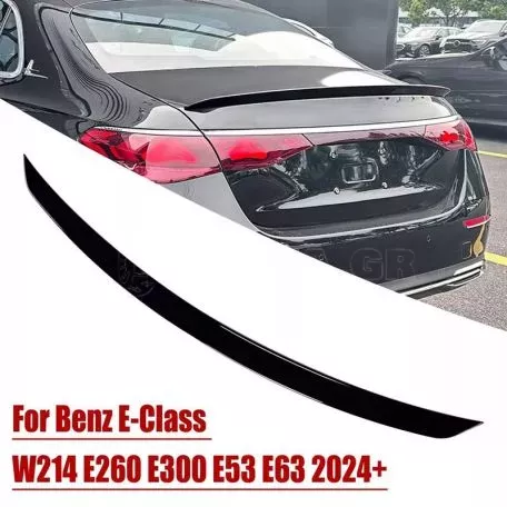 Αεροτομή Πορτ Παγκάζ Για Mercedes-Benz E-Class W214 2024+ Amg E63S V2 Abs Πλαστικό Γυαλιστερή Μαύρη 