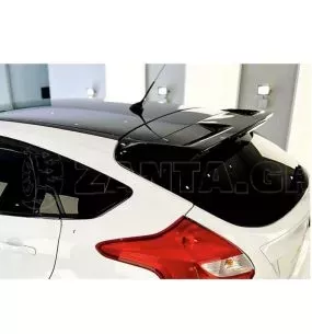 Αεροτομή Οροφής Για Ford Focus Hatchback 11-18 ST-Line Γυαλιστερή Μαύρη Από Abs Πλαστικό 
