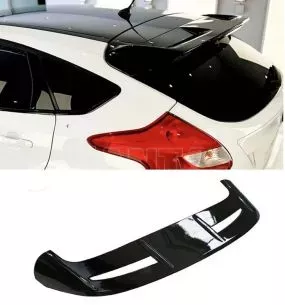Αεροτομή Οροφής Για Ford Focus Hatchback 11-18 ST-Line Γυαλιστερή Μαύρη Από Abs Πλαστικό 