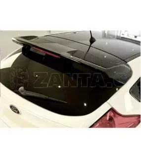 Αεροτομή Οροφής Για Ford Focus Hatchback 11-18 ST-Line Γυαλιστερή Μαύρη Από Abs Πλαστικό 