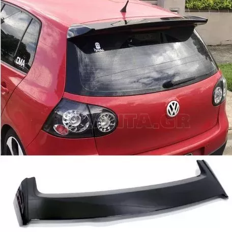 Αεροτομή Οροφής Για Vw Golf V (5) 03-08 GTI/R32 Osir V2 Look Από Abs Πλαστικό Μαύρη Γυαλιστερή 