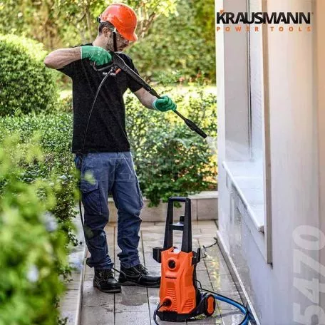 Πλυστικό Μηχάνημα Krausmann Υψηλής Πίεσης 2200W 120-135 Bar 66697 (5470) 
