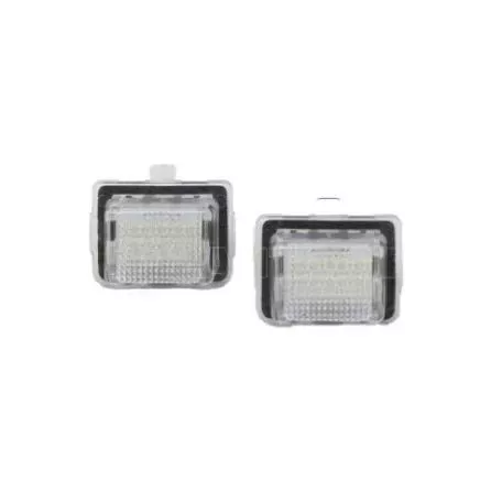 Πλαφονιέρα πίσω πινακίδας για Mercedes W204 / W212 / C207 / W221 - με αυθεντικό φις, 44x30 mm - 2 τμχ. 