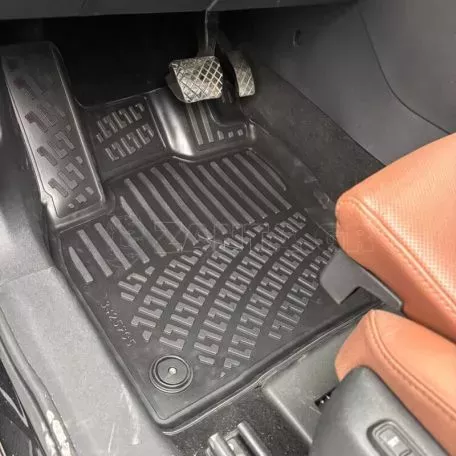 Πατάκια Σκαφάκια 3D Από Λάστιχο TPE Για Skoda Kodiaq 2024- Rizline 4 Τεμάχια Μαύρα 