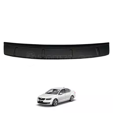 Προστατευτικό Πίσω Προφυλακτήρα Για Skoda Octavia III (3) 5E 13-20 Sedan Από Abs Πλαστικό Μαύρο 