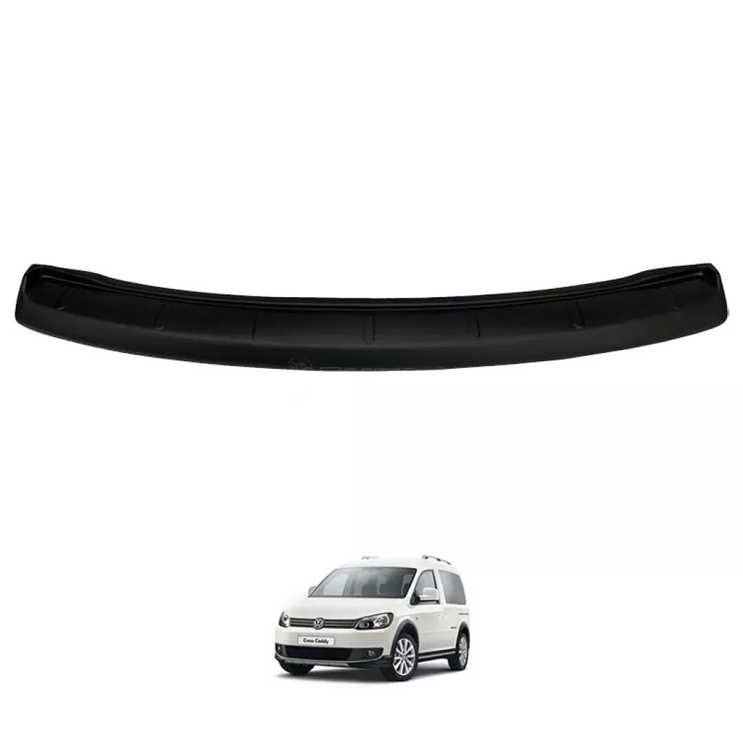 Προστατευτικό Πίσω Προφυλακτήρα Για VW Caddy 2003-2015 Από Abs Πλαστικό Μαύρο