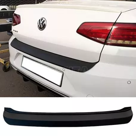 Προστατευτικό Πίσω Προφυλακτήρα Για VW Passat B8 2015+ Sedan Από Abs Πλαστικό Μαύρο 