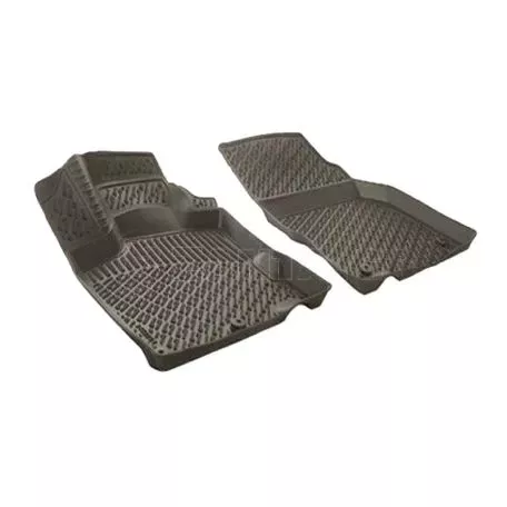 Πατάκια Σκαφάκια 3D Από Λάστιχο TPE Για Mercedes Citan 12+ / Renault Kangoo 07+ Rizline 2 Τεμάχια Μαύρα 
