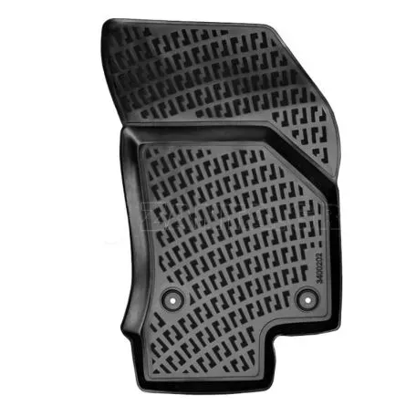 Πατάκια Σκαφάκια 3D Από Λάστιχο TPE Για VW Polo ΑW 17+ / Audi A1 18+ / Seat Ibiza KJ 17+  / Arona KJ7 17+ / Skoda Fabia 21+ Rizline 4 Τεμάχια Μαύρα 