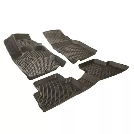 Πατάκια Σκαφάκια 3D Από Λάστιχο TPE Για Toyota RΑV 4 ΧΑ30  2005-2012 Rizline 4 Τεμάχια Μαύρα 